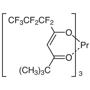 17978-77-7 Tris(6,6,7,7,8,8,8-heptafluoro-2,2-dimethyl-3,5-octanedionato)praseodymium(III) [NMR Shift Reagent] - AMI Scientific