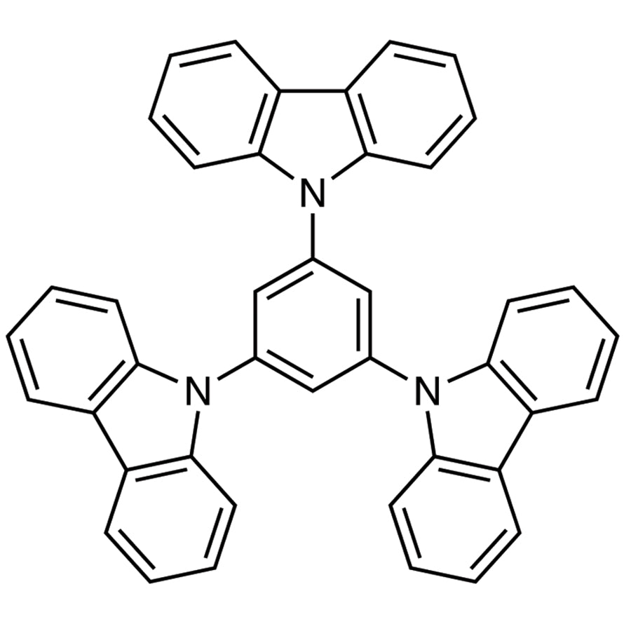 148044-07-9 1,3,5-Tri(9H-carbazol-9-yl)benzene (purified by sublimation) - AMI Scientific
