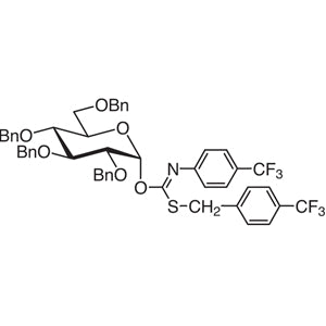 TCI T1999 468095-63-8 2,3,4,6-Tetra-O-benzil-alfa-D-glukopiranosil p-Trifluorometilbenziltio-N-(p-trifluorometilfenil)formimidat