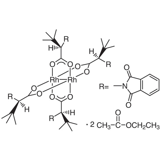 TCI T2054 Tetrakis[N-phthaloyl-(R)-tert-leucinato]dirhodium Bis(ethyl Acetate) Adduct