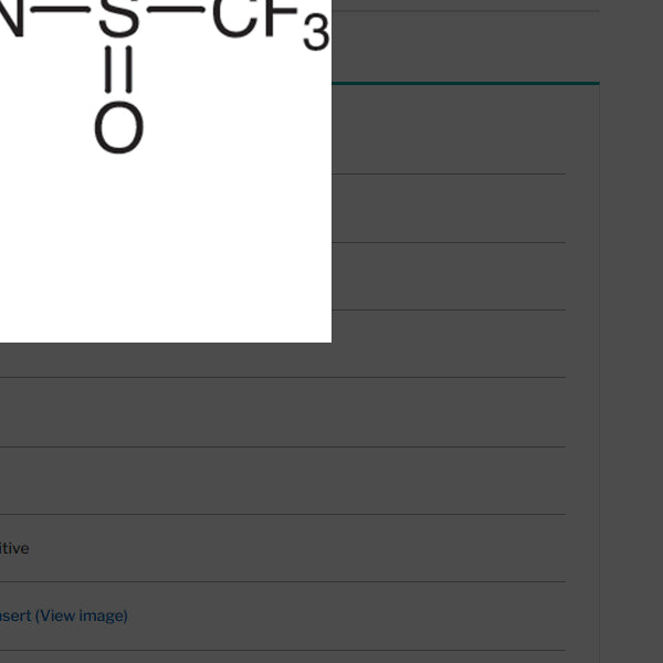 TCI T2088 151198-85-5 N-(Trifluoromethanesulfonyl)trifluoroacetamide