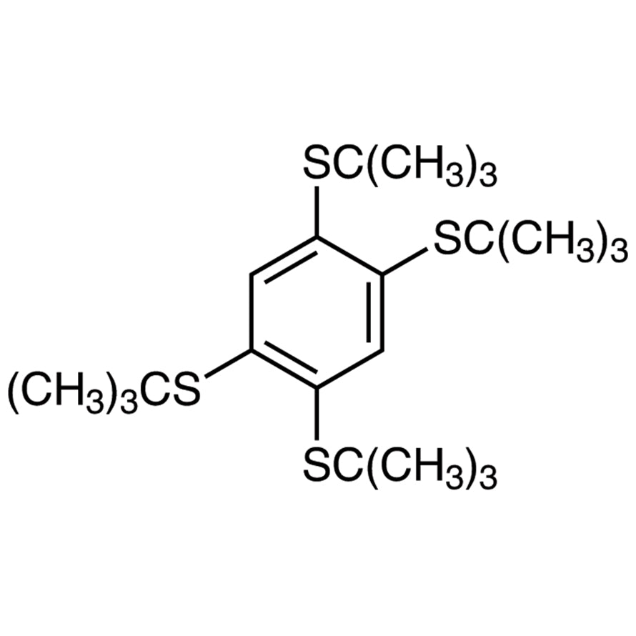 TCI T2217 447463-65-2 1,2,4,5-Tetrakis(tert-butylthio)benzene