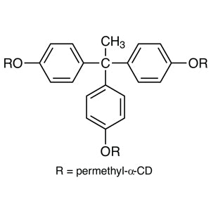TCI T2450 1,1,1-Tris[4-(per-O-methyl-alpha-cyclodextrin-6-yloxy)phenyl]ethane