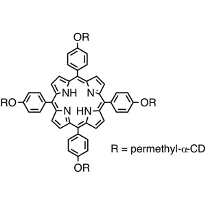 TCI T2451 5,10,15,20-Tetrakis[4-(per-O-methyl-alpha-cyclodextrin-6-yloxy)phenyl]porphyrin