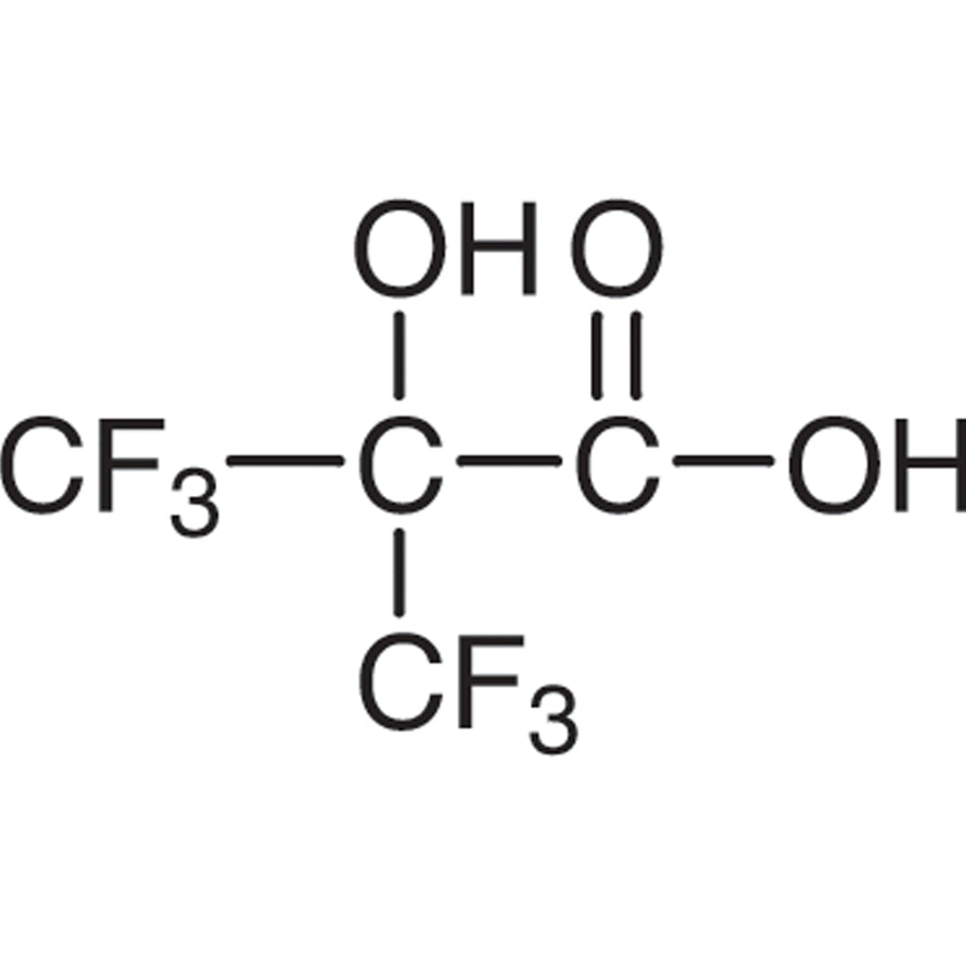 TCI T2587 662-22-6 Asam 3,3,3-Trifluoro-2-hidroksi-2-(trifluorometil)propionat