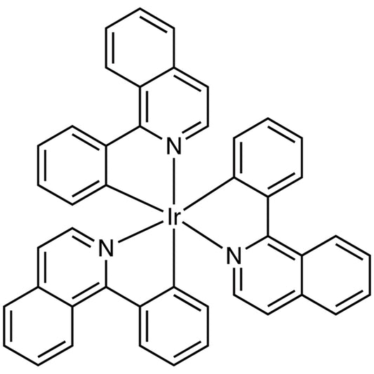 TCI T2685 435293-93-9 Tris[1-phenylisoquinoline-C2,N]iridium(III) (purified by sublimation)