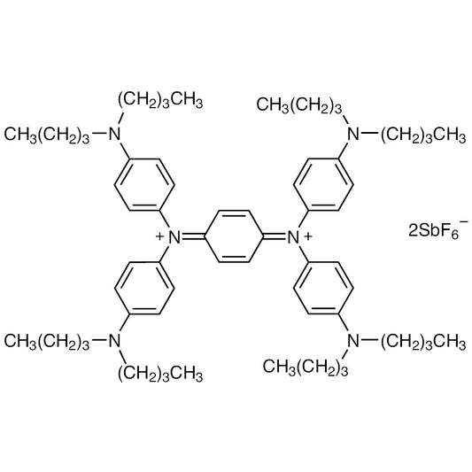 TCI T3072 5496-71-9 N,N,N',N'-Tetrakis(4-dibutylaminophenyl)-1,4-benzoquinone Diiminium Bis(hexafluoroantimonate)