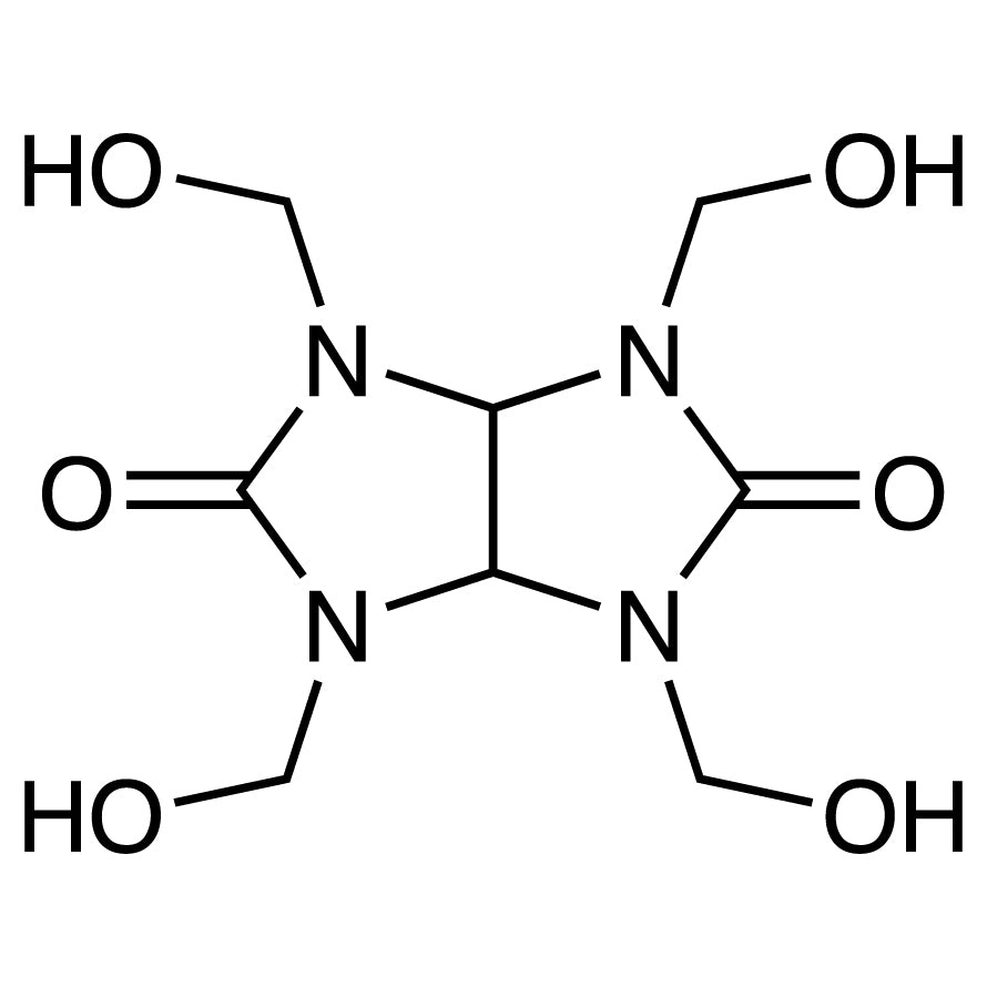 5395-50-6 1,3,4,6-Tetrakis(hydroxymethyl)tetrahydroimidazo[4,5-d]imidazole-2,5(1H,3H)-dione - AMI Scientific