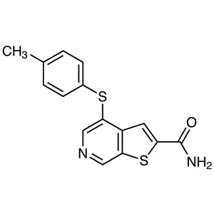 TCI T3498 251992-66-2 4-(p-Tolylthio)thieno[2,3-c]pyridine-2-carboxamide