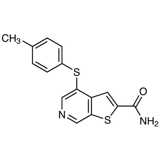 TCI T3498 251992-66-2 4-(p-Tolylthio)thieno[2,3-c]pyridine-2-carboxamide