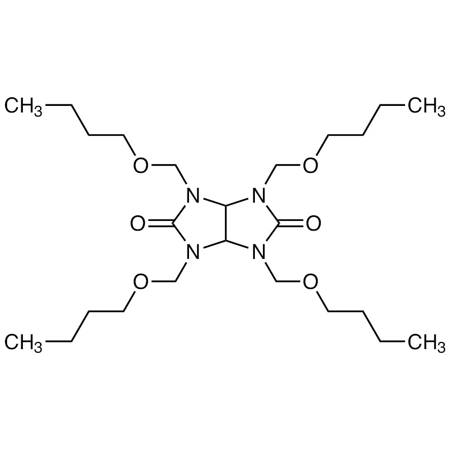 15968-37-3 1,3,4,6-Tetrakis(butoxymethyl)tetrahydroimidazo[4,5-d]imidazole-2,5(1H,3H)-dione - AMI Scientific