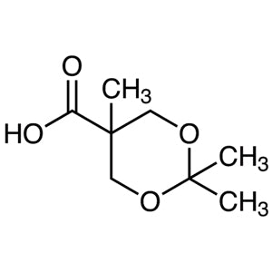 TCI T3839 16837-14-2 Asam 2,2,5-Trimetil-1,3-dioksana-5-karboksilat