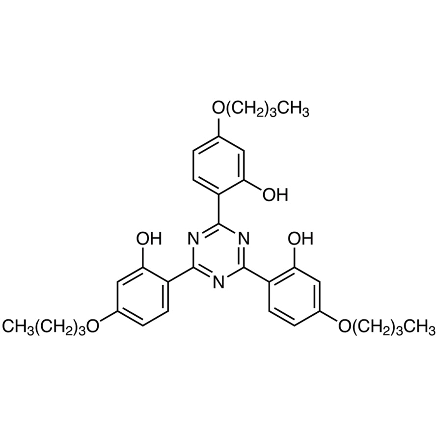 TCI T3870 3135-19-1 2,4,6-Tris(4-butoxy-2-hydroxyphenyl)-1,3,5-triazine