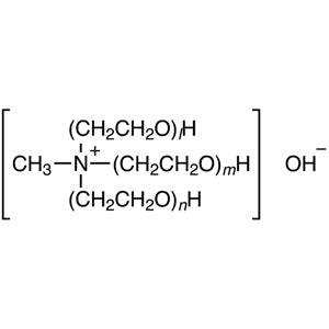 TCI T3923 N,N,N-Tris(polioksietilen)-N-metilamonium Hidroksida (55-65% dalam Air) (distabilkan dengan MEHQ)
