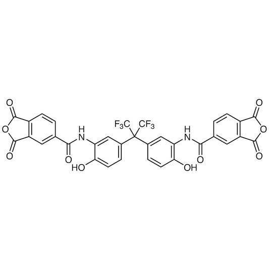 TCI T4007 223255-30-9 N,N'-[(Perfluoropropane-2,2-diyl)bis(6-hydroxy-3,1-phenylene)]bis(1,3-dioxo-1,3-dihydroisobenzofuran-5-carboxamide)