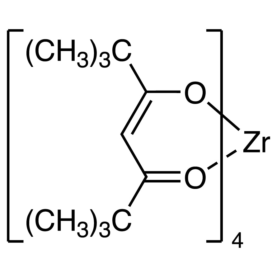 TCI T4048 18865-74-2 Tetrakis(2,2,6,6-tetramethyl-3,5-heptanedionato)zirkonium(IV)