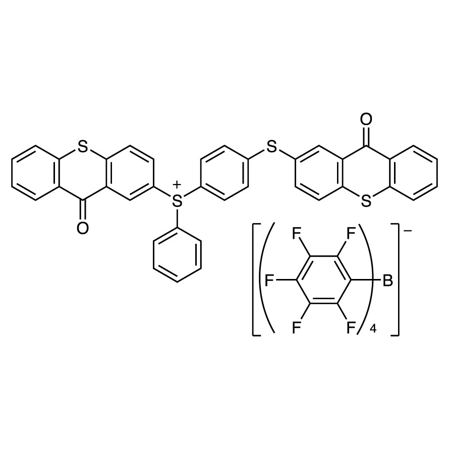 TCI T4223 1195763-48-4 (9-Oxo-9H-thioxanthen-2-yl)[4-[(9-oxo-9H-thioxanthen-2-yl)thio]phenyl](phenyl)sulfonium Tetrakis(perfluorophenyl)borate