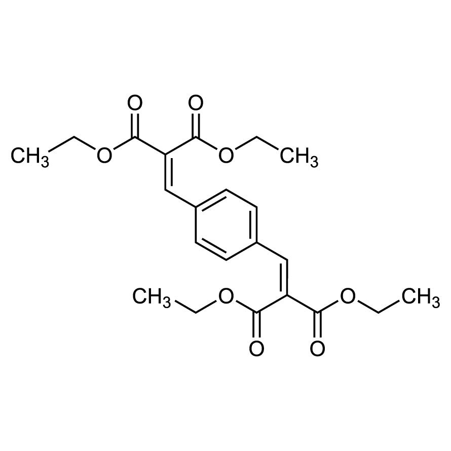 TCI T4315 6337-43-5 Tetraethyl 2,2'-[1,4-Phenylenebis(methaneylylidene)]dimalonate
