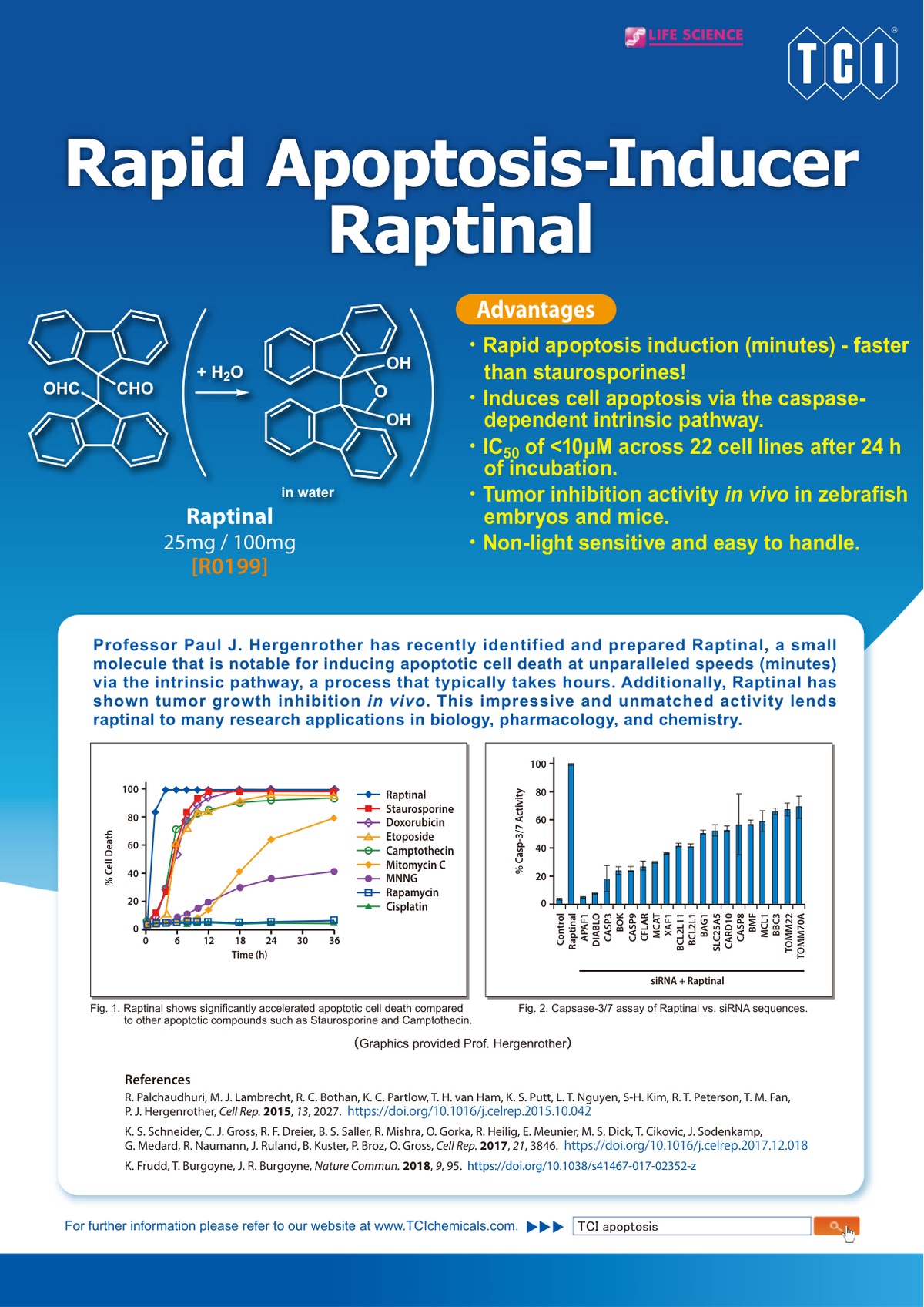 Raptinal - brosur TCI: Rapid Apoptosis-Inducer Raptinal
