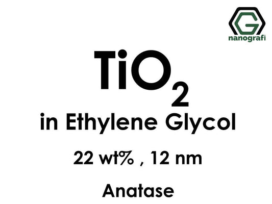 Nanografi NG02MD01021 Titanium Dioxide (TiO2) Nanopowder/Nanoparticles Dispersion in Ethylene Glycol 12 nm
