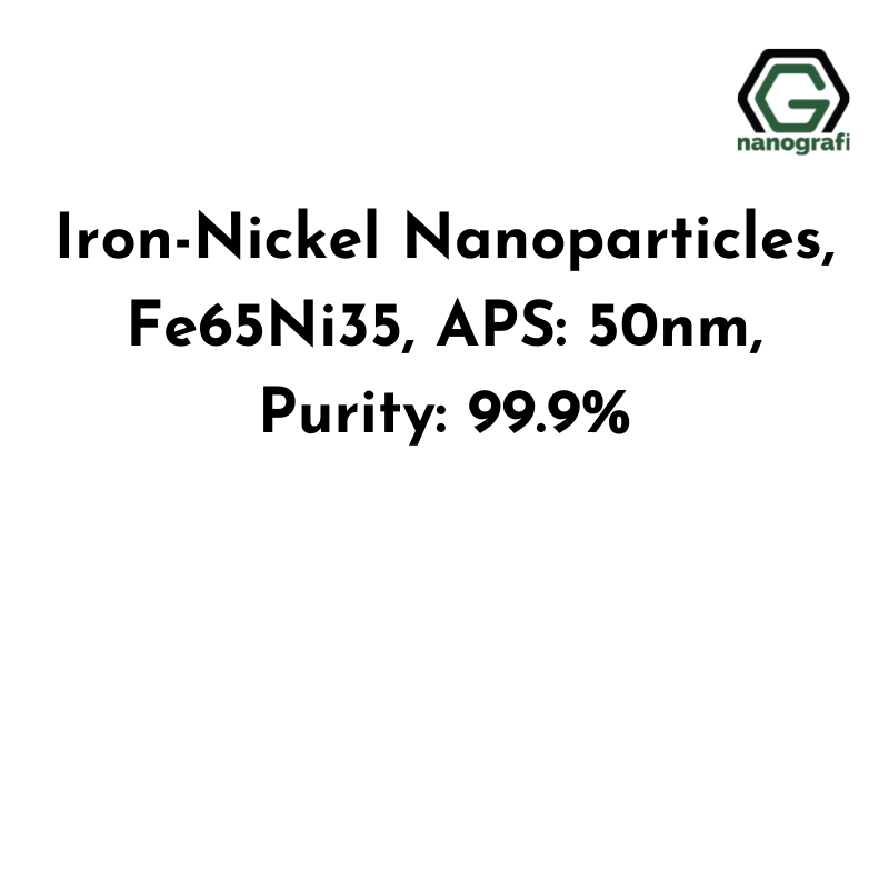Iron-Nickel Nanoparticles, Fe65Ni35, APS: 50nm, Purity: 99.9% - Nanografi Advanced Materials