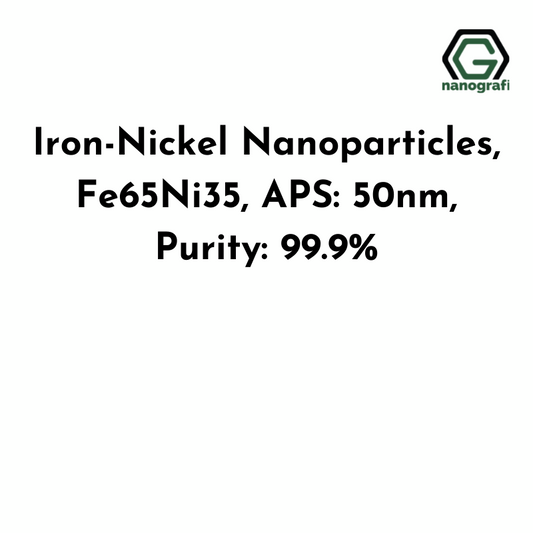 Nanografi NG04EO0509 Iron-Nickel Nanoparticles, Fe65Ni35, APS: 50nm 99.9%
