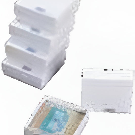 BIOLOGIX Cardboard Freezer Boxes ( -196oC to 121oC) 2" Cryo-Color TMCryobox with 100-well dividers, 5 assorted colors, -196ºC to 
121ºC