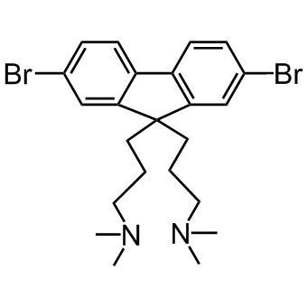 2,7-Dibromo-9,9-bis[3,3'-(N,N-dimethylamino)-propyl]fluorene B191