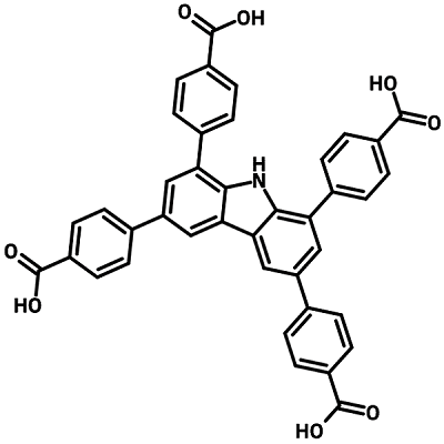 4,4',4'',4'''-(9H-Carbazole-1,3,6,8-tetrayl)tetrabenzoic acid B3071