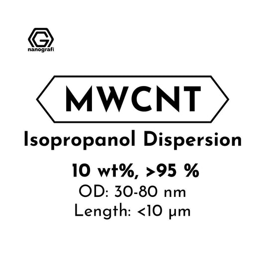 Nanografi NG02CN0113 Multi Walled Carbon Nanotubes Isopropanol Dispersion, 10 wt% >95%