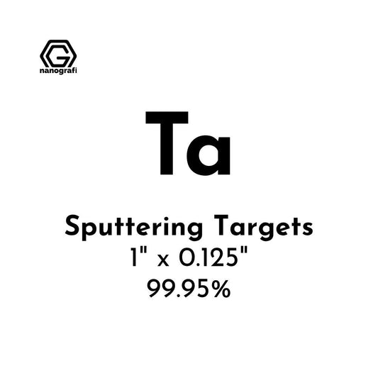 Nanografi NG0ST01TA01 Tantalum (Ta) Sputtering Target 99.95% 1" x 0.125"