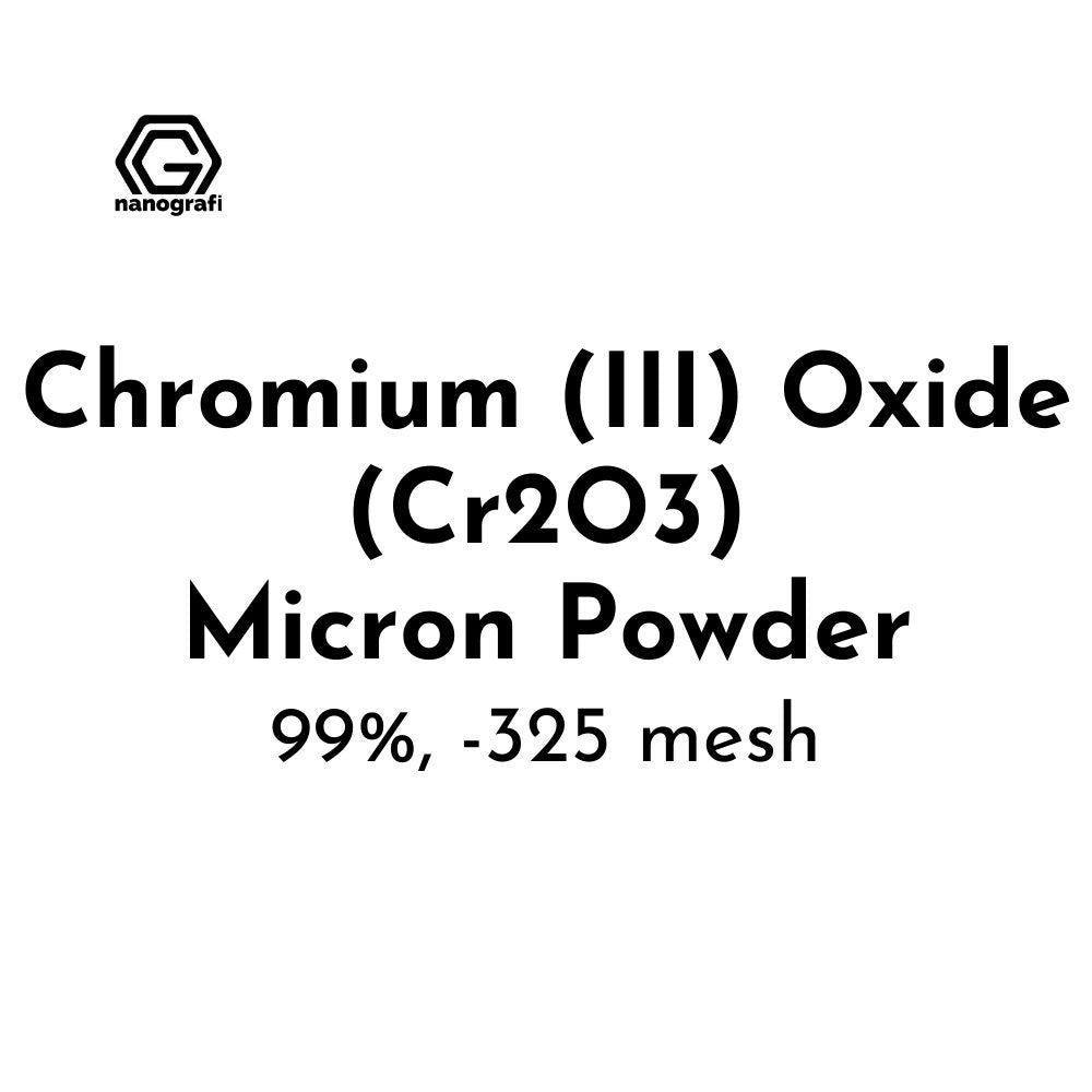 Chromium(III) oxide (Cr2O3) Micron Powder, Purity: 99%, Average Particle Size: 4.5µm