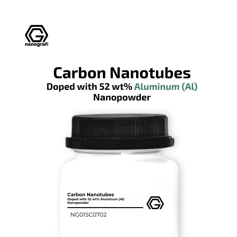 Carbon Nanotubes Doped with 52 wt% Aluminum (Al) Nanopowder/Nanoparticles