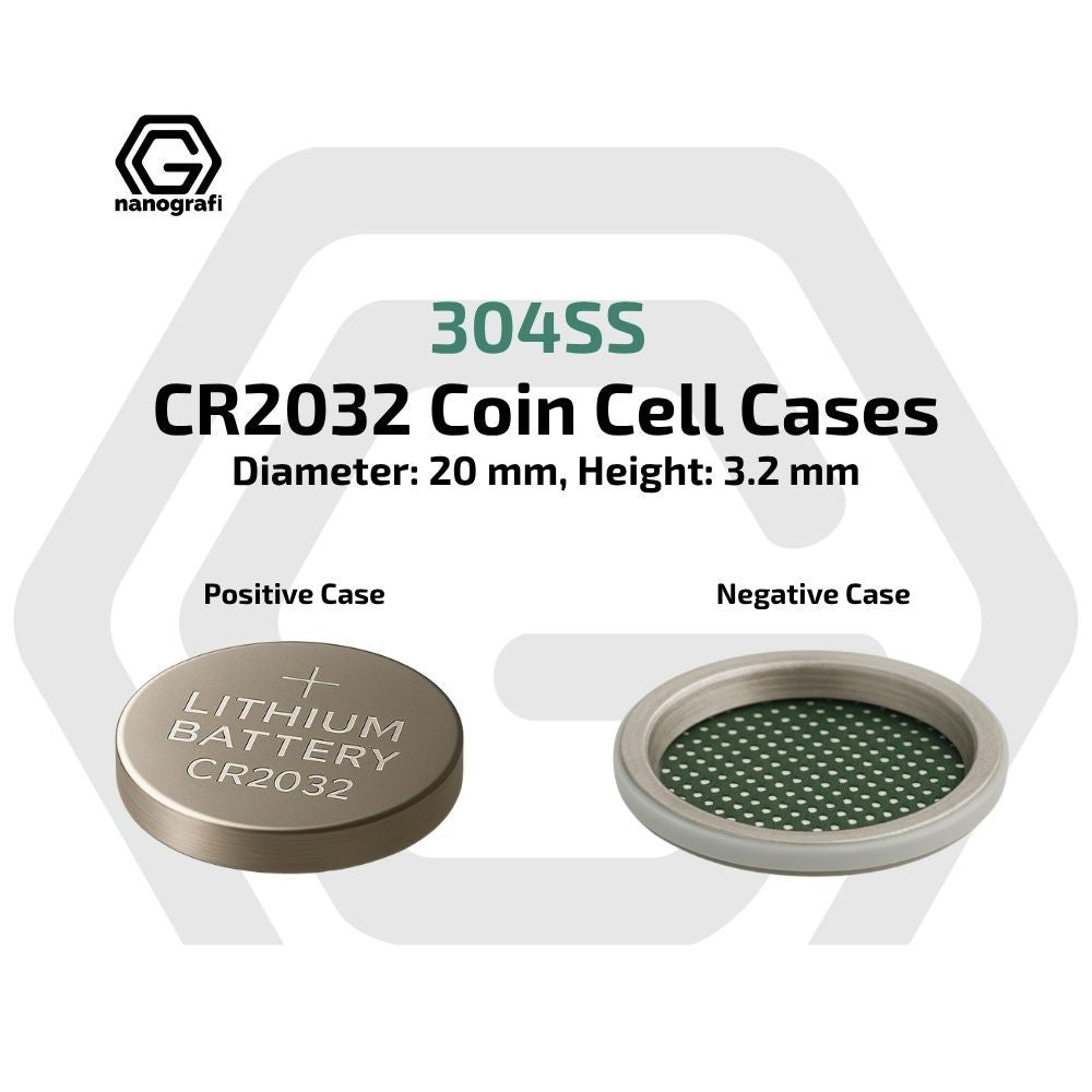 CR2032 Coin Cell Cases with 304SS304