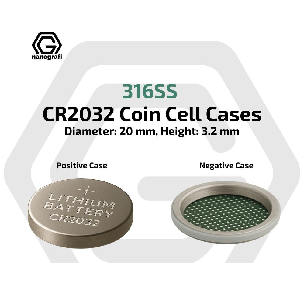 CR2032 Coin Cell Cases with 316SS