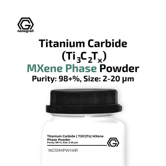 Nanografi NG10MPW1491 Titanium Carbide ( Ti3C2Tx) MXene Phase Powder, Purity 98+% 2-20 μm