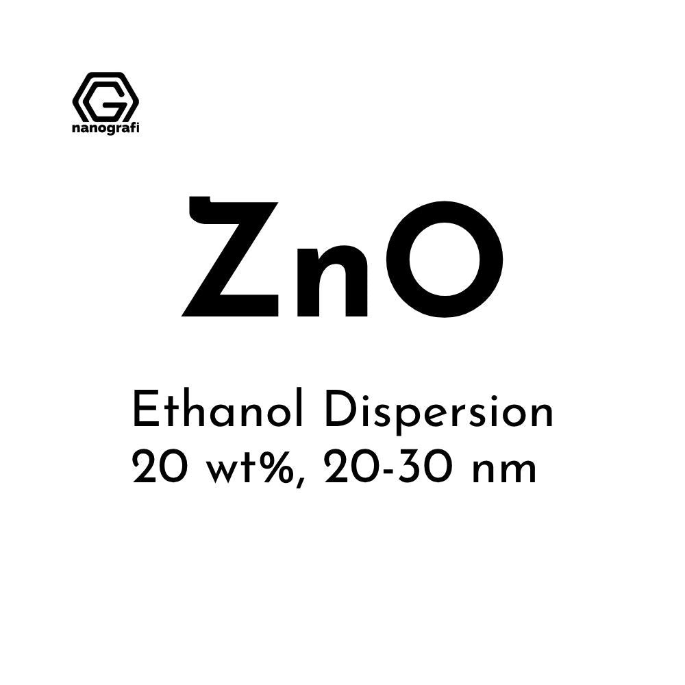 Zinc Oxide (ZnO) Nanopowder/Nanoparticles Ethanol Dispersion