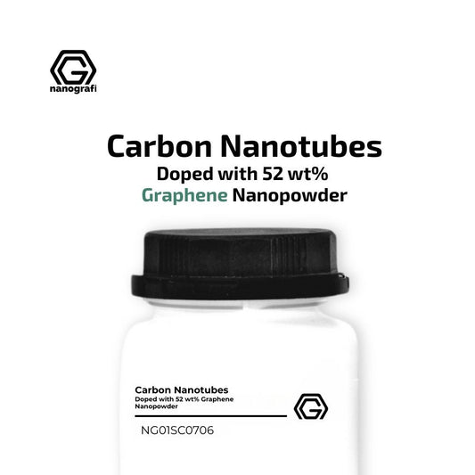 Carbon Nanotubes Doped with 52 wt% Graphene Nanopowder/Nanoparticles