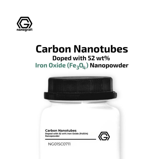 Carbon Nanotubes Doped with 52 wt% Iron Oxide (Fe3O4) Nanopowder/Nanoparticles