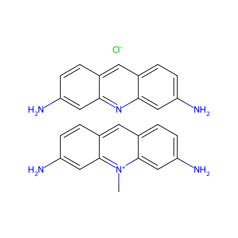 TCI A0134 8048-52-0 Acriflavine (mixture of 3,6-Diamino-10-methylacridinium Chloride and 3,6-Diaminoacridine)