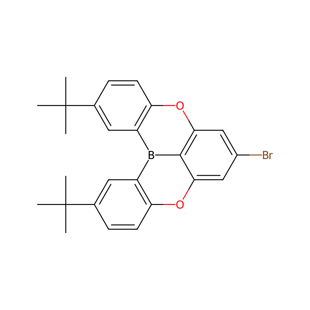 TCI B6984 2378498-93-0 7-Bromo-2,12-di-tert-butyl-5,9-dioxa-13b-boranaphtho[3,2,1-de]anthracene